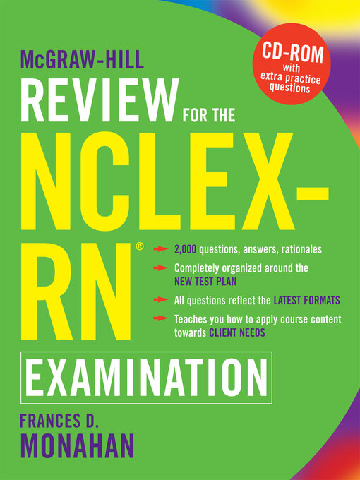 Title details for McGraw-Hill Review for the NCLEX-RN Examination by Frances D. Monahan - Available